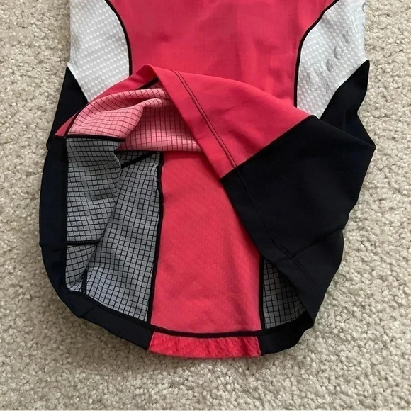 Pearl Izumi Elite InRCool Tri Singlet Tank Top Womens Small Pink-White 13221302 - Picture 6 of 15